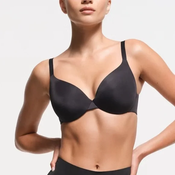 SKIMS 36B NWT Smoothing Intimates Full Coverage Lightly Lined Bra in Onyx - Picture 1 of 11